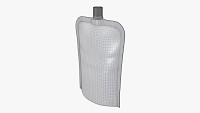 Blank Pouch Bag With Top Spout Lid Mock Up 01