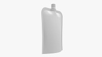 Blank Pouch Bag With Top Spout Lid Mock Up 03