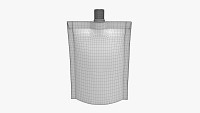 Blank Pouch Bag With Top Spout Lid Mock Up 07