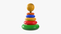 Pyramid colored toy