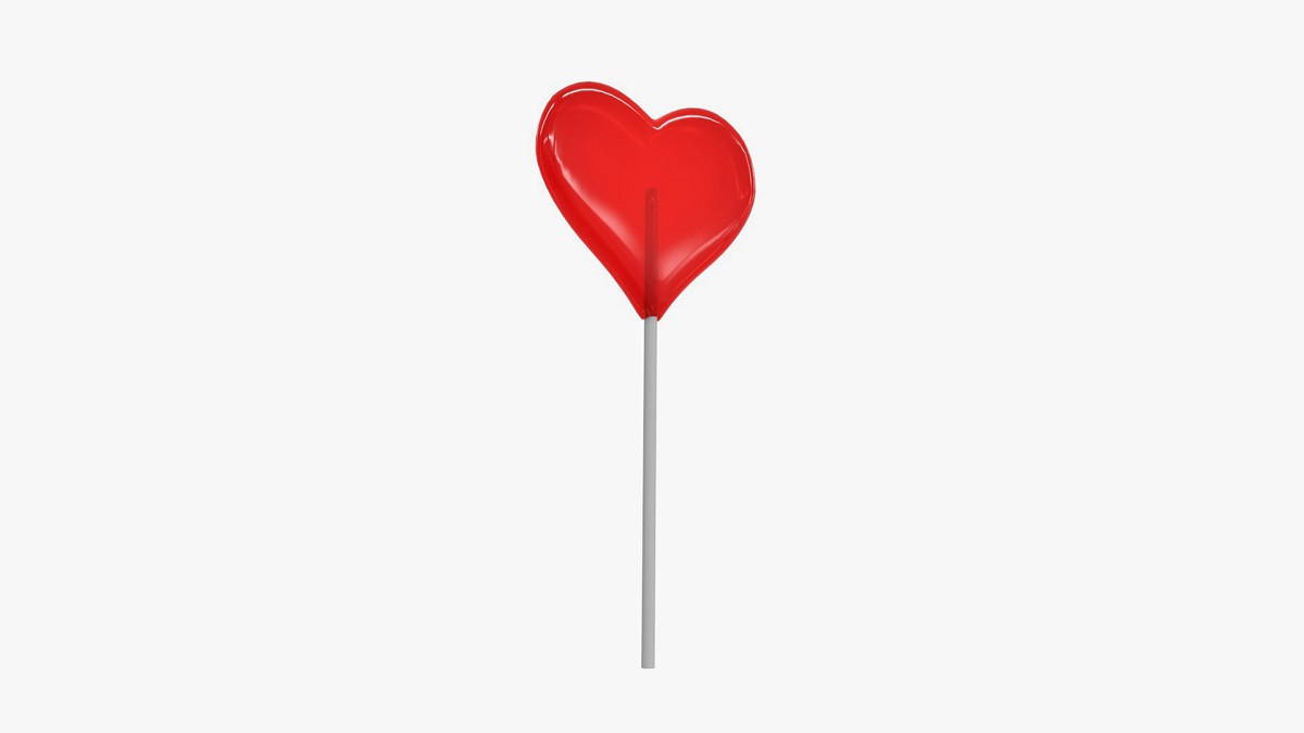 lollipop red heart candy
