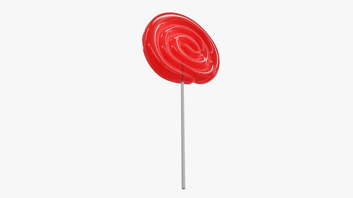 Red lollipop swirl