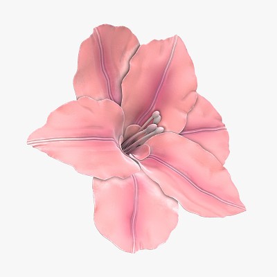 Artificial lily flower