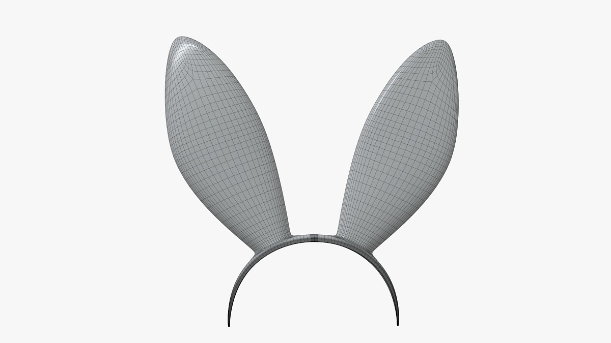 Headband bunny ears 01