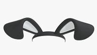 Headband bunny ears 03