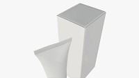 Plastic tube container with paper box 05
