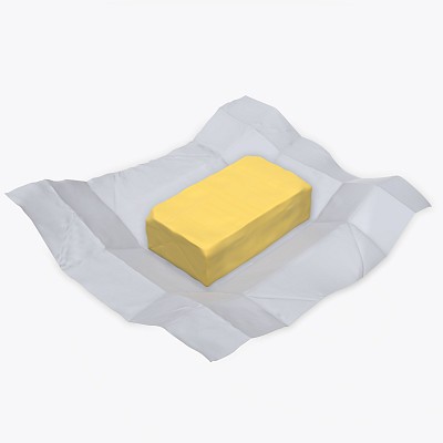 Butter with paper
