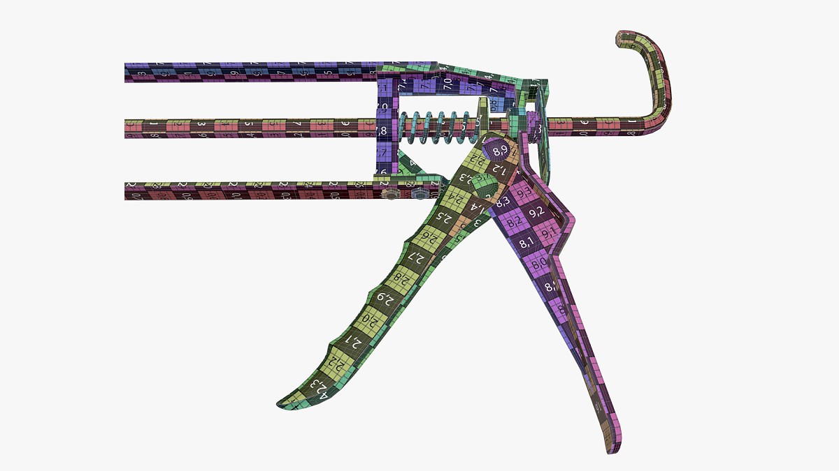 Skeleton Type Manual Caulking Gun