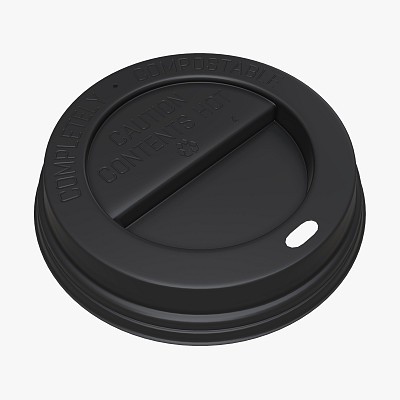 Plastic coffee lid
