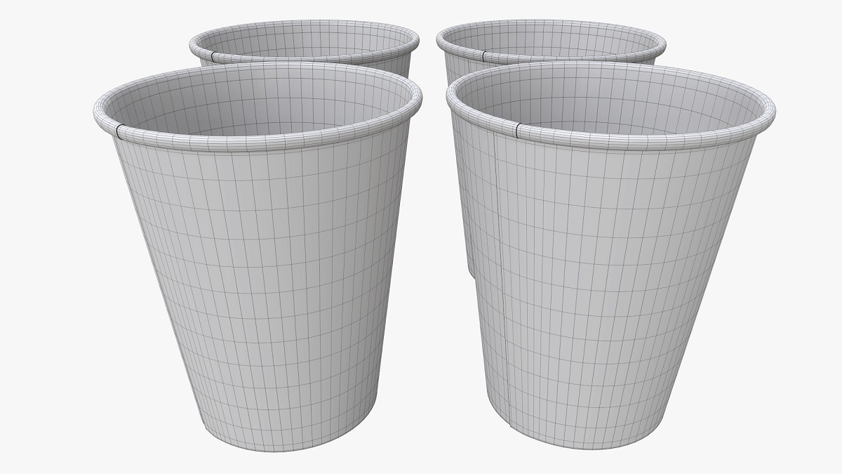 Plastic paper coffee cup holder