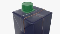 Juice cardboard box packaging with cap 1000ml slim
