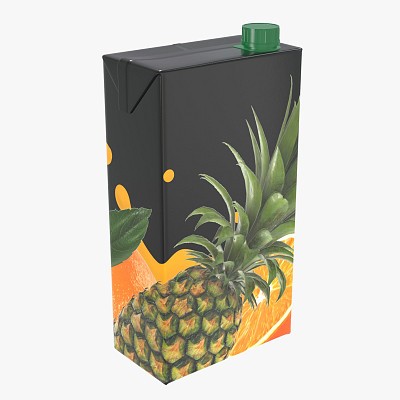 Juice box with cap 2000ml