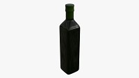 Olive oil bottle with blank label