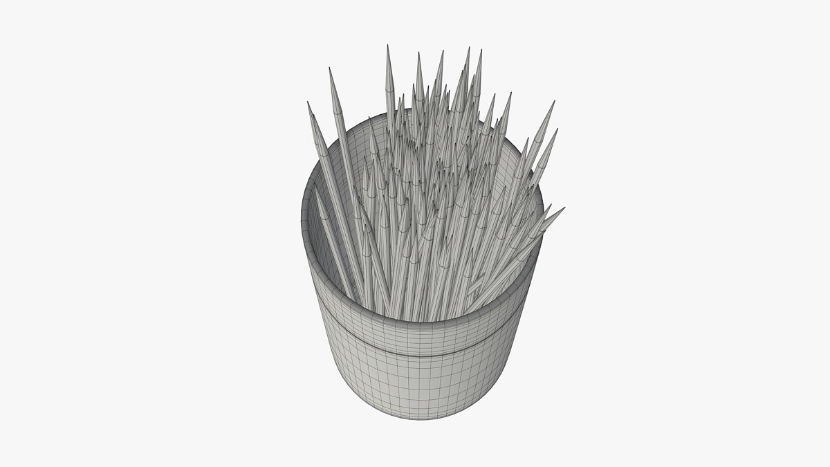 Toothpick with holder