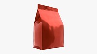 Plastic coffee bag package packet small mock-up