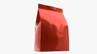 Plastic coffee bag package packet small mock-up