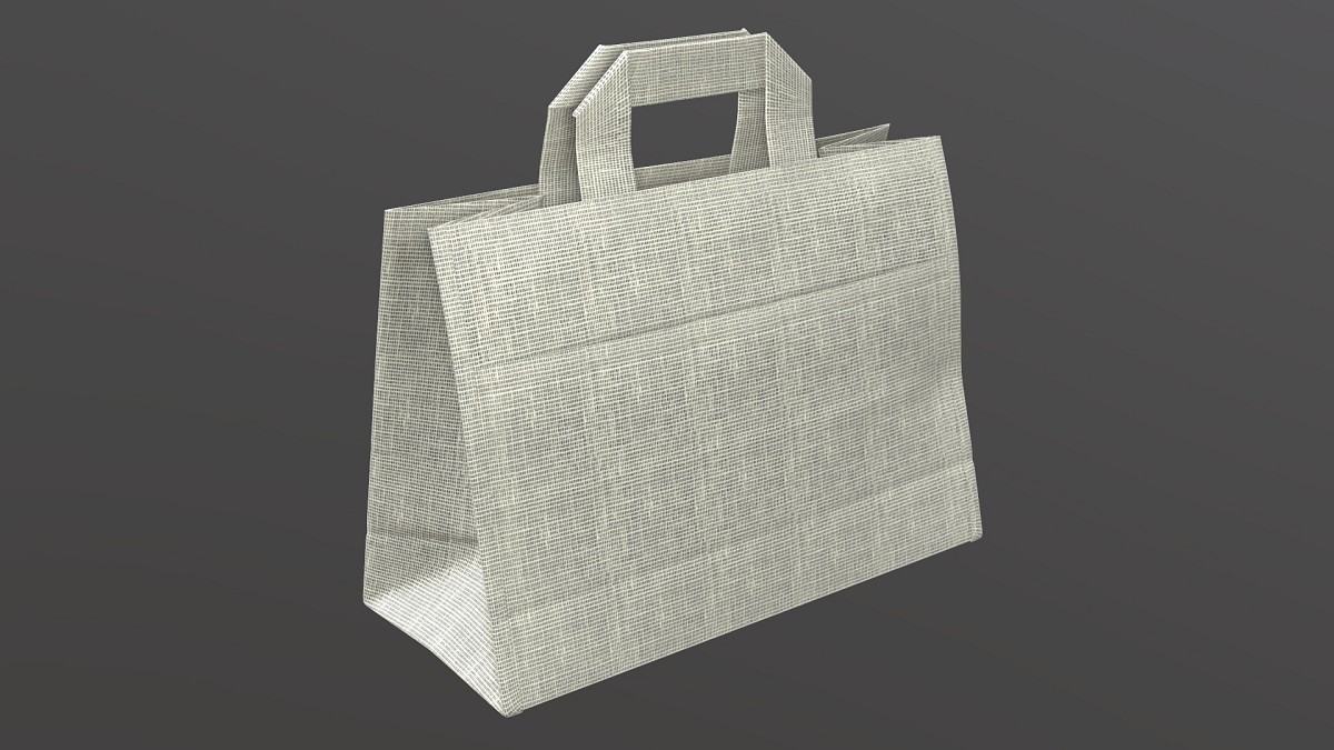 Fabric bag medium with handle
