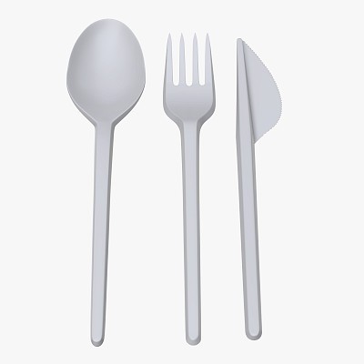 Plastic spoon fork knife 