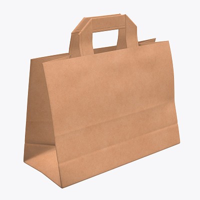 Paper bag medium handle
