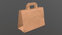 Paper bag medium with handle