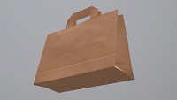 Paper bag medium with handle