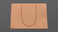 Paper bag medium with string handle