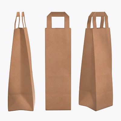 Paper bag slim and handle