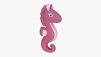 Seahorse plushie toy