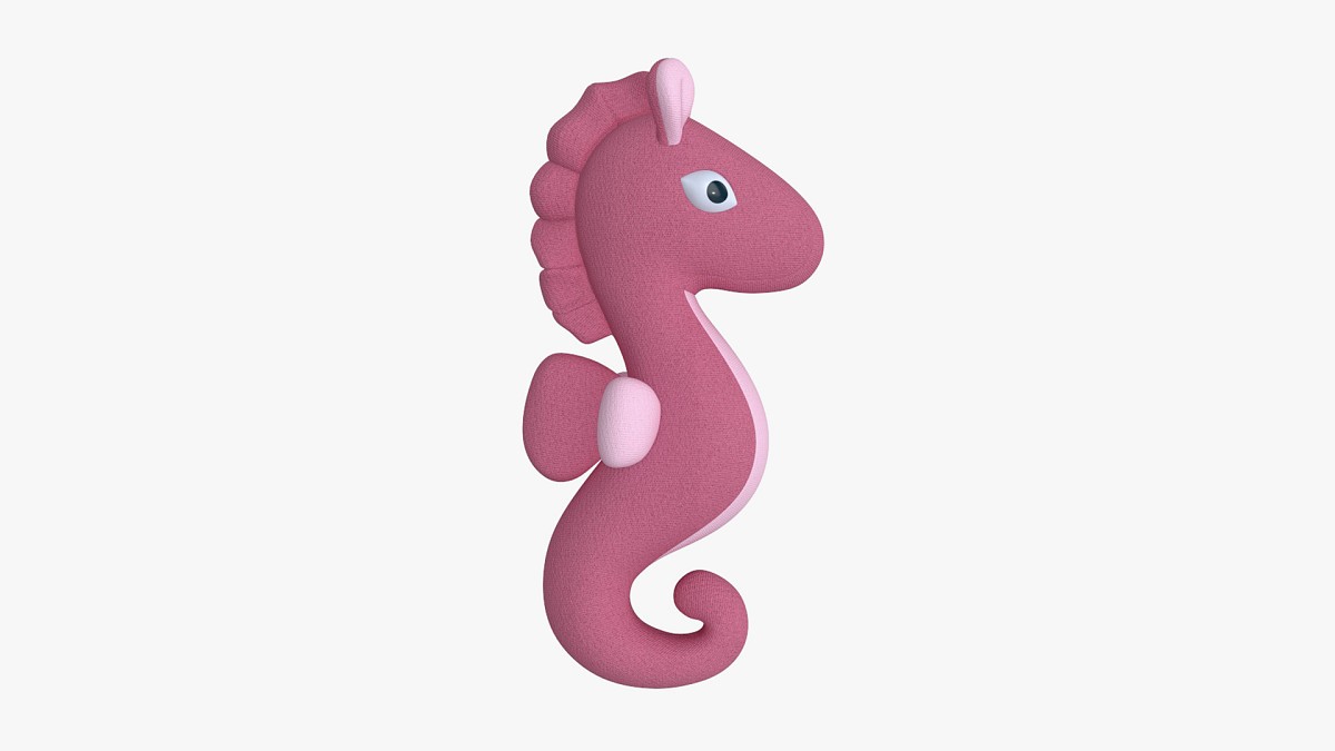 Seahorse plushie toy