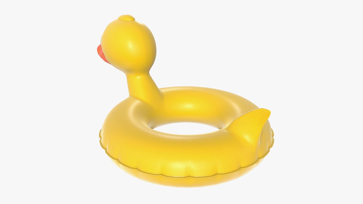 Swimming ring duck
