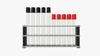 Medicine test tubes with stand