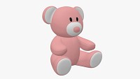 Bear teddy plush toy pink baby ty princess