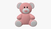 Bear teddy plush toy pink baby ty princess