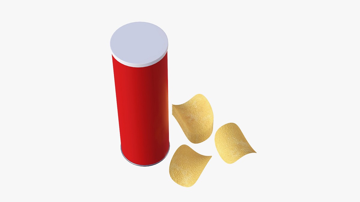 Tin Box Container Tube for Potato Crispy Chips