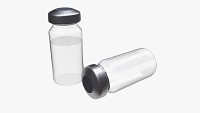 Medicine ampoules vial bottle