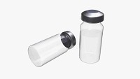 Medicine ampoules vial bottle