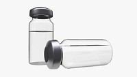 Medicine ampoules vial bottle