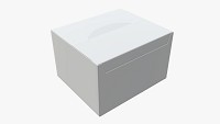Package blank white closed large mock up