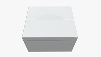 Package blank white closed large mock up