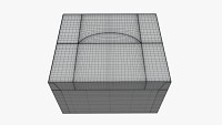 Package blank white closed large mock up