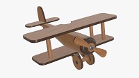 Children’s airplane made of wood