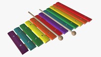 Xylophone toy colored