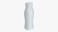 Blank Yogurt Milk Drink Plastic Bottle Mock Up