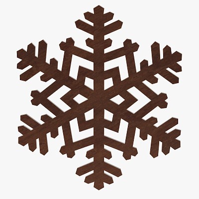 Wooden Snowflake