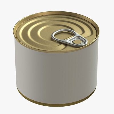 Canned food round tin 10