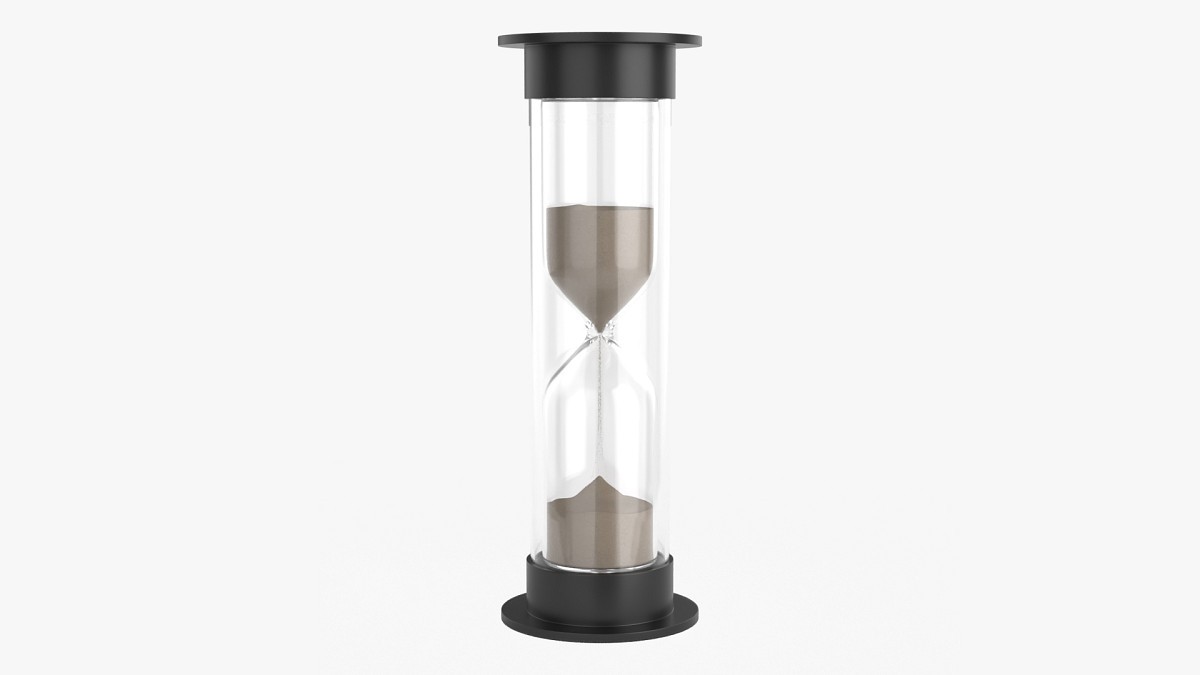 Sandglass hourglass egg sand timer cylindrical shape small