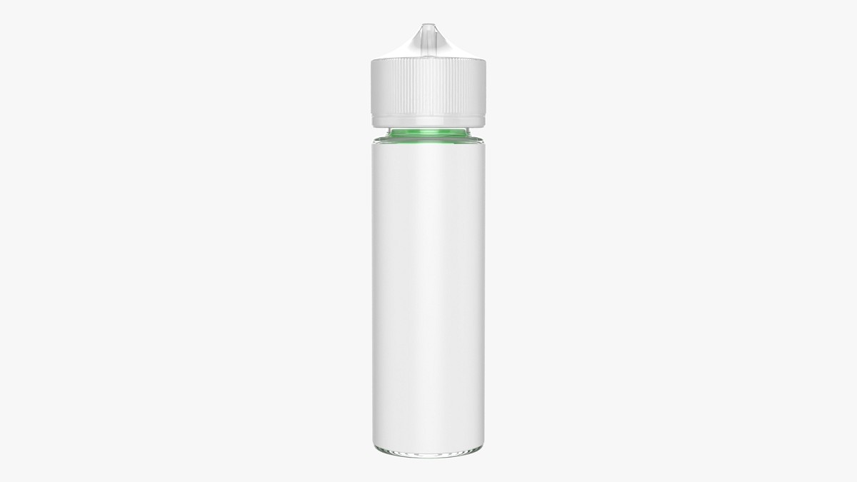 Vapor liquid bottle medium transp cap