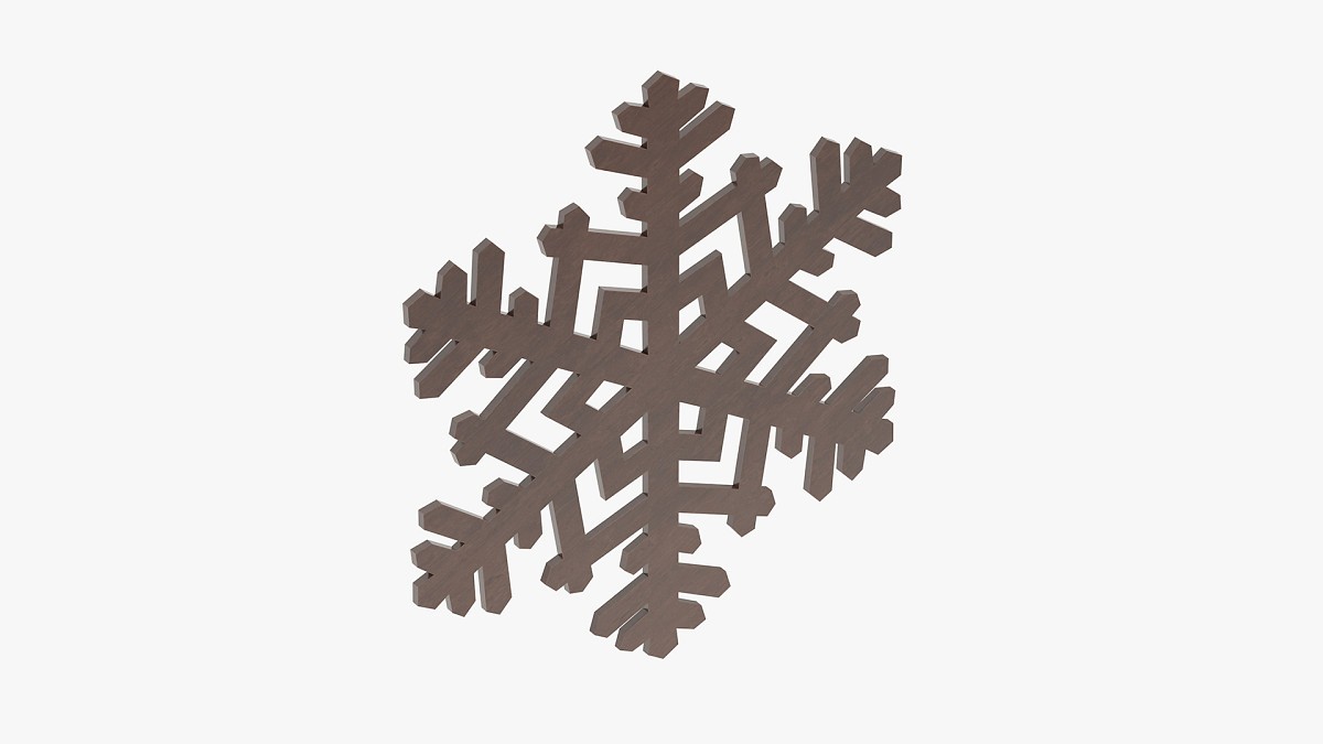 Wooden Snowflake