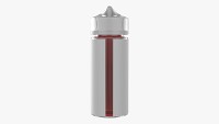 Vapor liquid bottle large transparent cap