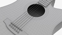 Acoustic Dreadnought Guitar 02 Black